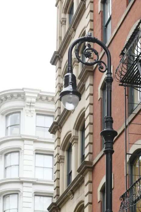 Framed Print : New York City, NY. USA Lamppost in Soho Framed Print : New York City, NY. USA Lamppost in Soho