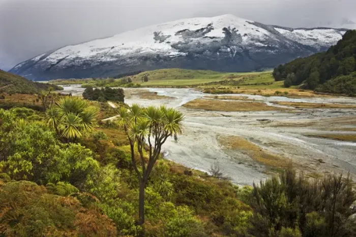 Framed Print : New Zealand Asia Glenorchy Morning after Snow Framed Print : New Zealand Asia Glenorchy Morning after Snow