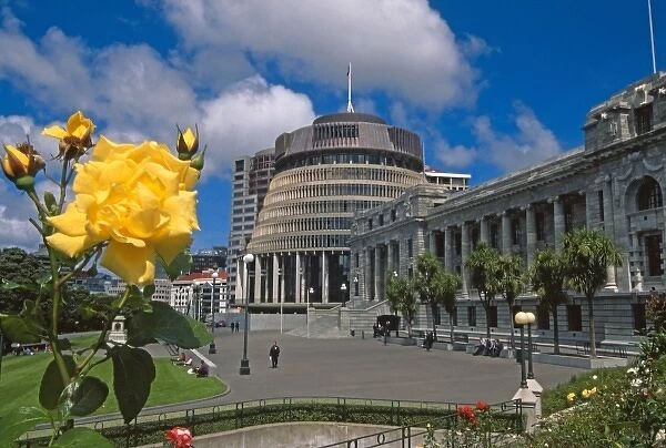 New Zealand, The Beehive & Parliament Buildings, Wellington