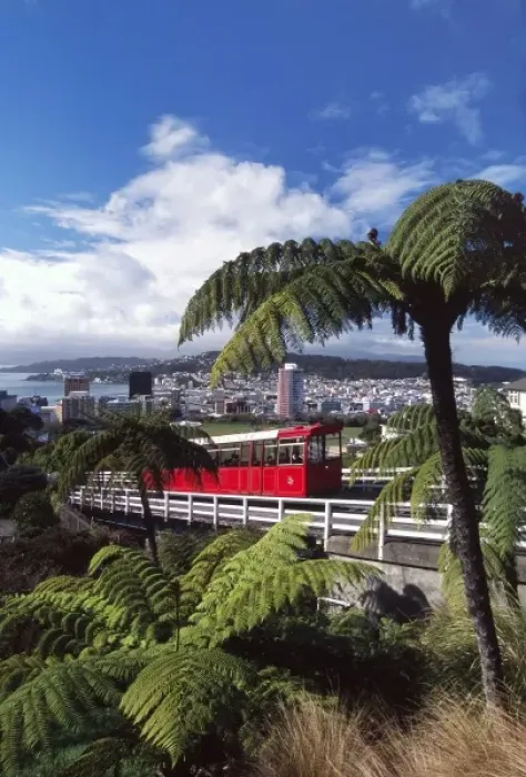 Framed Print : New Zealand, Cable Car, Wellington Framed Print : New Zealand, Cable Car, Wellington