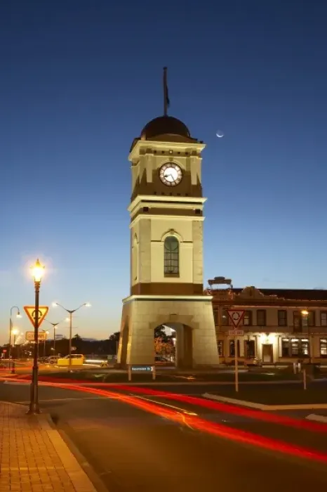 Framed Print : New Zealand, North Island, Manawatu, Fielding, Clock Tower with Historic Clock, Manchester Framed Print : New Zealand, North Island, Manawatu, Fielding, Clock Tower with Historic Clock, Manchester