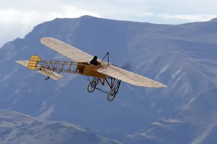 Framed Print : New Zealand, Otago, Wanaka, Warbirds Over Wanaka, Vintage Bleriot XI Aircraft ( 1909 ) Framed Print : New Zealand, Otago, Wanaka, Warbirds Over Wanaka, Vintage Bleriot XI Aircraft ( 1909 )