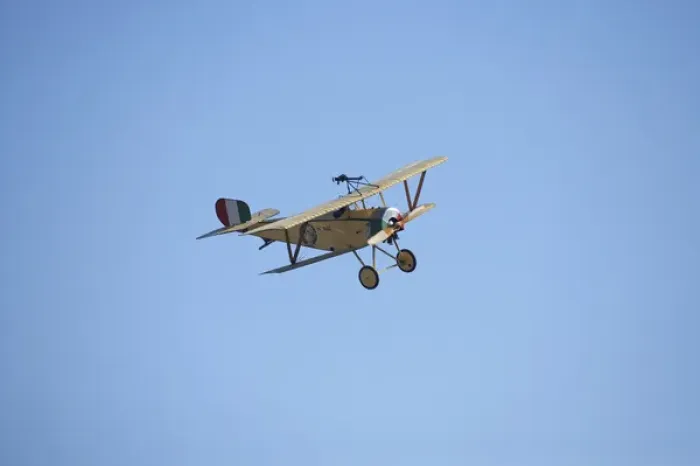 Framed Print : New Zealand, Otago, Wanaka, Warbirds Over Wanaka, Nieuport 11 Biplane