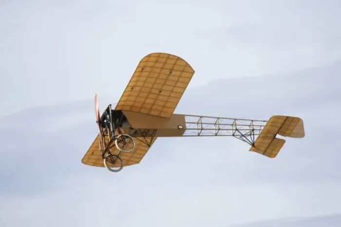 Framed Print : New Zealand, Otago, Wanaka, Warbirds Over Wanaka, Vintage Bleriot XI Aircraft ( 1909 ) Framed Print : New Zealand, Otago, Wanaka, Warbirds Over Wanaka, Vintage Bleriot XI Aircraft ( 1909 )