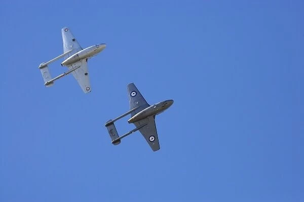New Zealand, Otago, Wanaka, Warbirds Over Wanaka, de Havilland Vampire Jet Attack