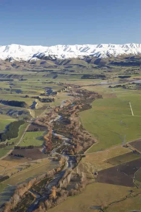 Framed Print : New Zealand, South Canterbury, Pareora River, Cannington, and Snow on The Hunters Framed Print : New Zealand, South Canterbury, Pareora River, Cannington, and Snow on The Hunters