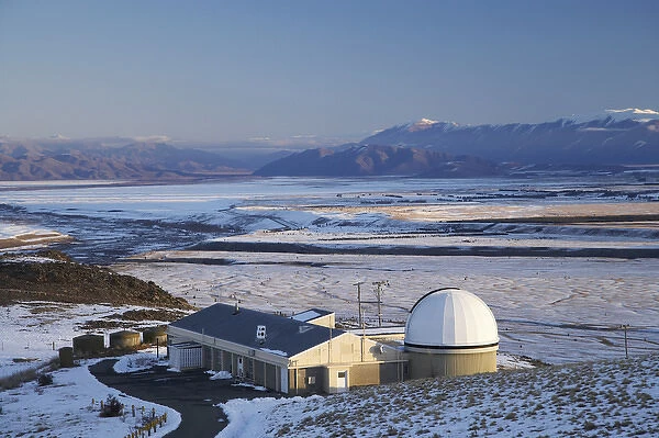 New Zealand, South Island, Canterbury, Mackenzie Country, Telescope Dome, Mt John Observatory