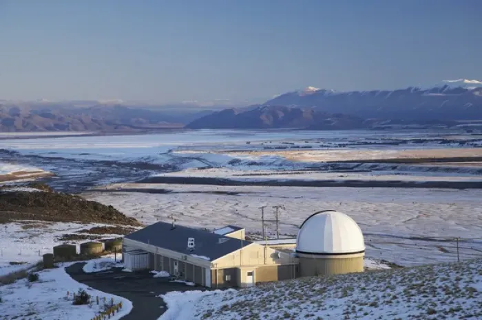 Framed Print : New Zealand, South Island, Canterbury, Mackenzie Country, Telescope Dome, Mt John Observatory Framed Print : New Zealand, South Island, Canterbury, Mackenzie Country, Telescope Dome, Mt John Observatory