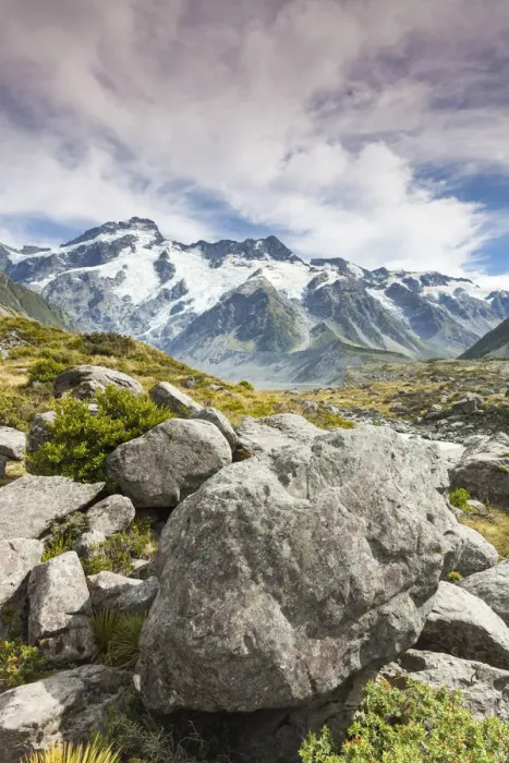 Framed Print : New Zealand, South Island, Canterbury, Aoraki-Mt. Cook National Park, Hooker Valley hike Framed Print : New Zealand, South Island, Canterbury, Aoraki-Mt. Cook National Park, Hooker Valley hike