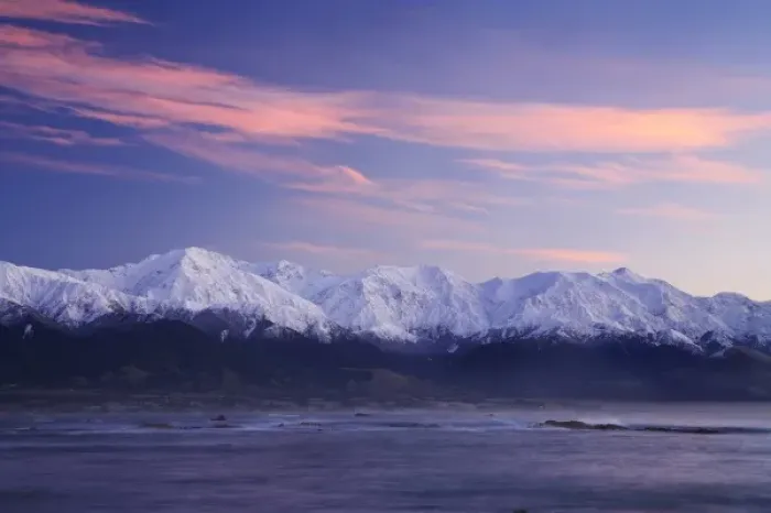Framed Print : New Zealand, South Island, Kaikoura, Seaward Kaikoura Range at Dawn Framed Print : New Zealand, South Island, Kaikoura, Seaward Kaikoura Range at Dawn