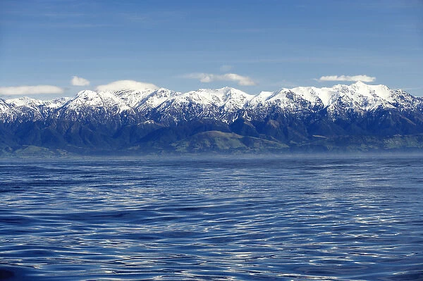 New Zealand, South Island, Marlborough, Kaikoura, Seaward Kaikoura Ranges