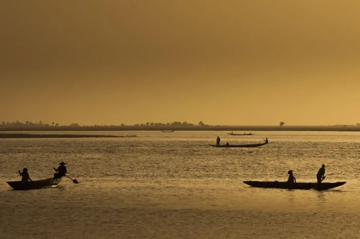 Framed Print : Niger River, Mali
