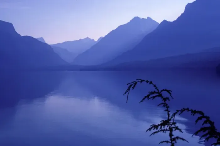 Framed Print : Night sets in as fog envelopes Lake McDonald, in Montanas Glacier National Park Framed Print : Night sets in as fog envelopes Lake McDonald, in Montanas Glacier National Park