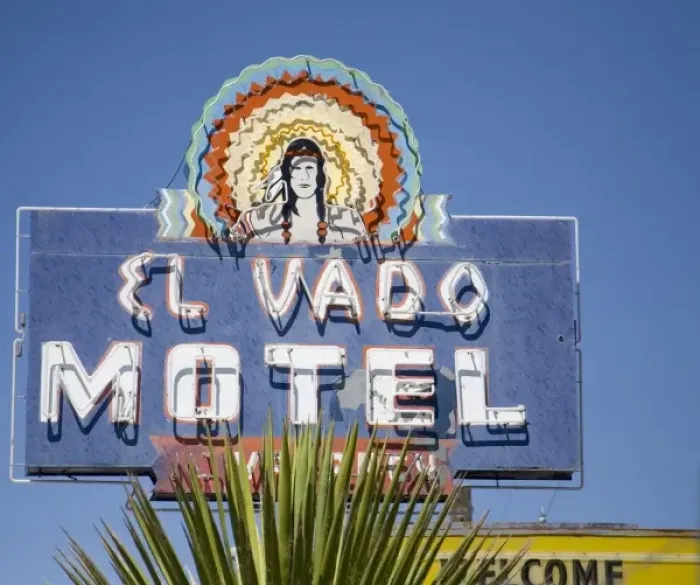 Framed Print : NM, New Mexico, Albuquerque, Central Avenue, Historic Route 66, El Vado Motel Framed Print : NM, New Mexico, Albuquerque, Central Avenue, Historic Route 66, El Vado Motel
