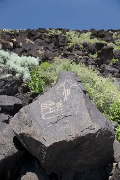 Framed Print : NM, New Mexico, Albuquerque, Petroglyph National Monument, Boca Negra Canyon, petroglyphs Framed Print : NM, New Mexico, Albuquerque, Petroglyph National Monument, Boca Negra Canyon, petroglyphs