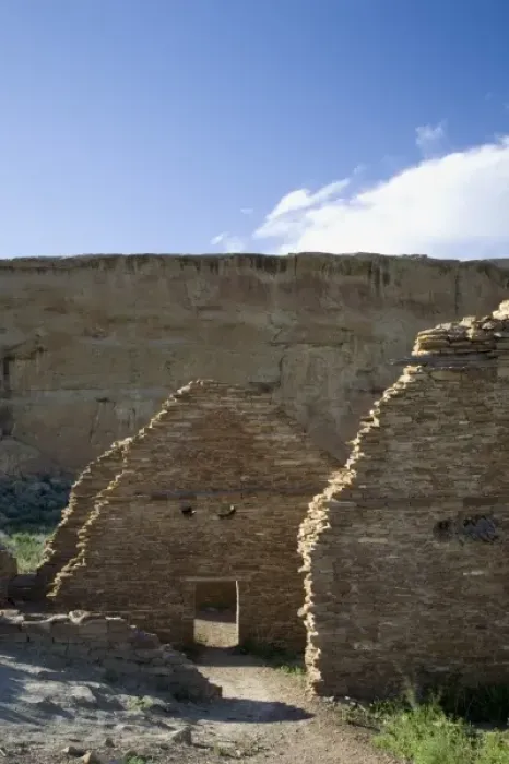 Framed Print : NM, New Mexico, Chaco Culture National Historic Park, Chaco Canyon, home of Ancestral