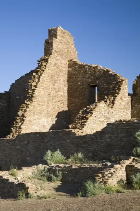 Framed Print : NM, New Mexico, Chaco Culture National Historic Park, Chaco Canyon, home of Ancestral