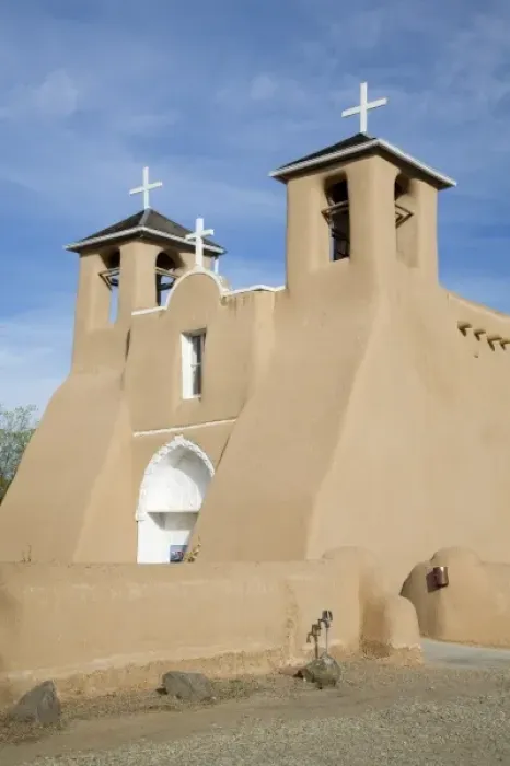 Framed Print : NM, New Mexico, Ranchos de Taos, San Francisco de Asis church, built in 1850 Framed Print : NM, New Mexico, Ranchos de Taos, San Francisco de Asis church, built in 1850