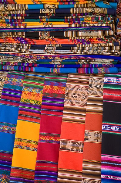 NM, New Mexico, Santa Fe, Navajo blankets