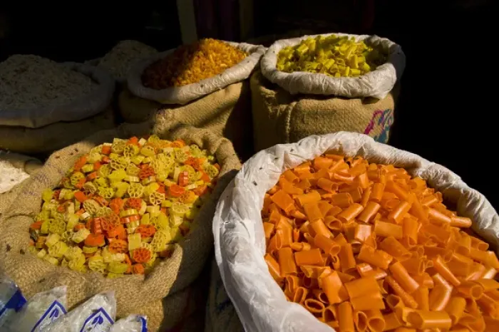 Framed Print : Noodles for sale, Dhaka, Bangladesh, Asia