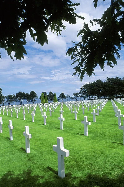 Normandy, France - Omaha Beach Memorial graphic