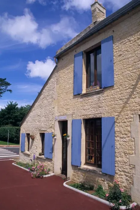 Framed Print : Normandy style architecture of home in Normandy France Framed Print : Normandy style architecture of home in Normandy France
