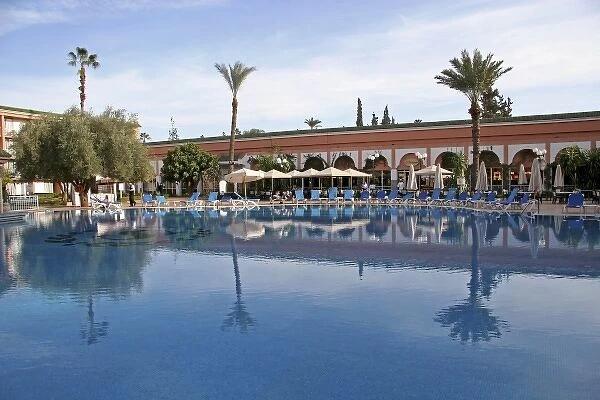 North Africa, Morocco, Marrakesh. Royal Mirage Hotel