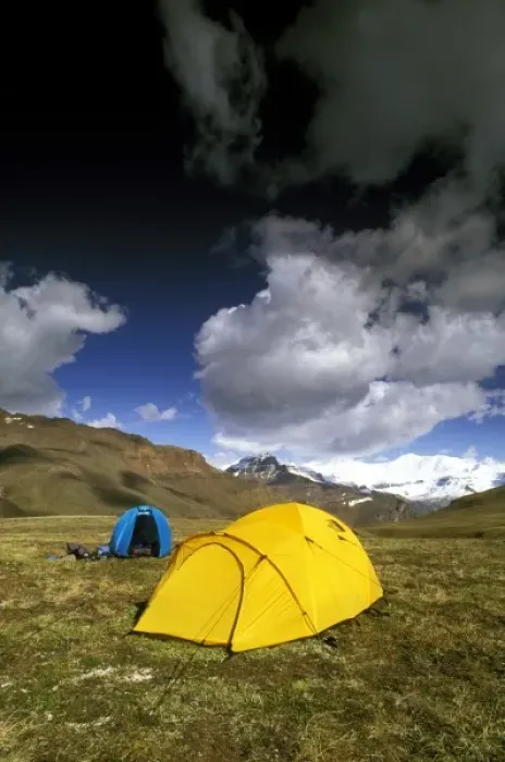 Framed Print : North America, Alaska, Saint Elias National Park. Camping Framed Print : North America, Alaska, Saint Elias National Park. Camping