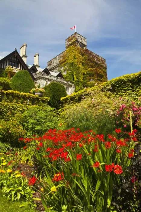 Framed Print : North America; Canada BC; Victora; Summer in Hately Gardens Framed Print : North America; Canada BC; Victora; Summer in Hately Gardens