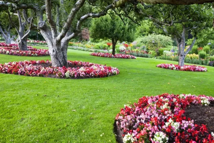 Framed Print : North America; Canada; BC; Victoria; Butchard Gardens In Full Bloom Framed Print : North America; Canada; BC; Victoria; Butchard Gardens In Full Bloom