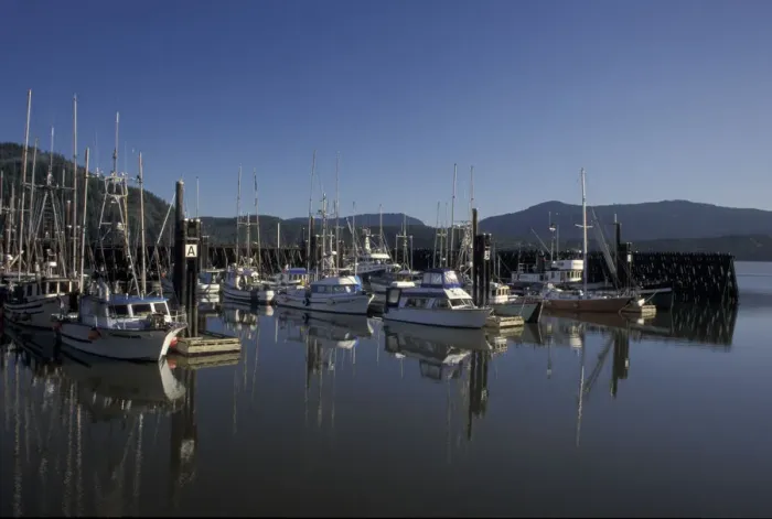 Framed Print : North America, Canada, British Columbia, Vancouver Island View of Cowichan Bay Framed Print : North America, Canada, British Columbia, Vancouver Island View of Cowichan Bay