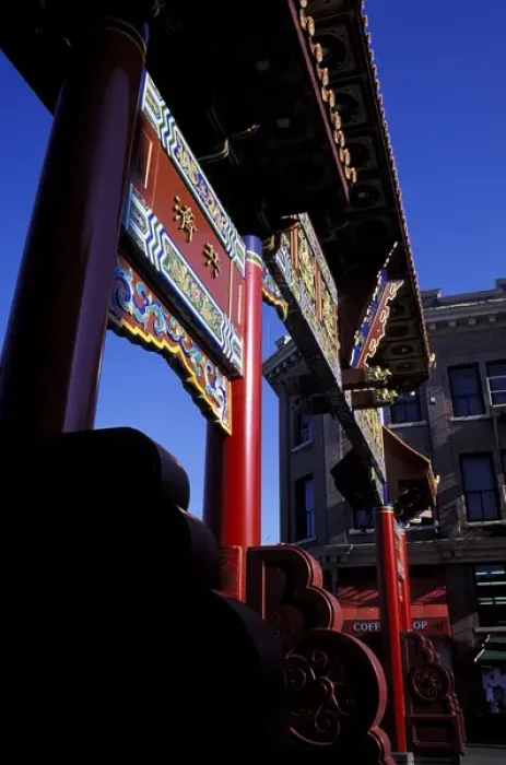 Framed Print : North America, Canada, British Columbia, Victoria. Chinatown arch Framed Print : North America, Canada, British Columbia, Victoria. Chinatown arch