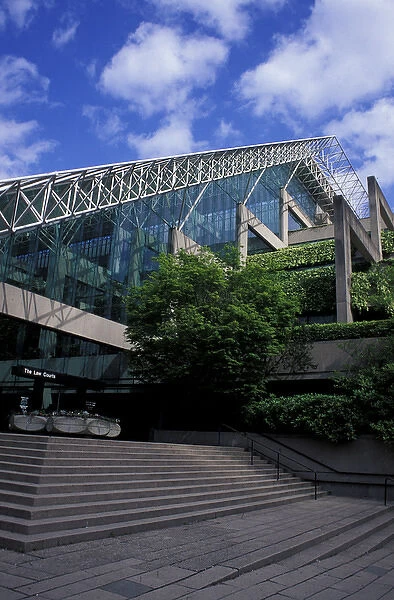North America, Canada, British Columbia, Vancouver. The Law Courts building