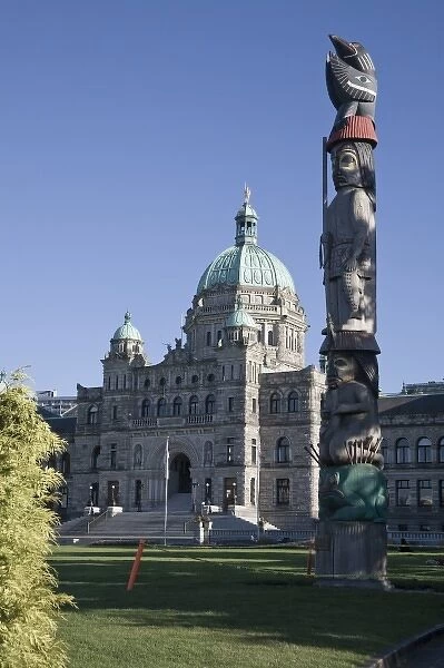 North America, Canada, British Columbia, Victoria. Capitol building in Victoria, BC