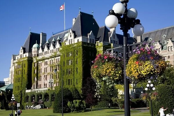 North America, Canada, British Columbia, Victoria. The Empress Hotel in Victoria