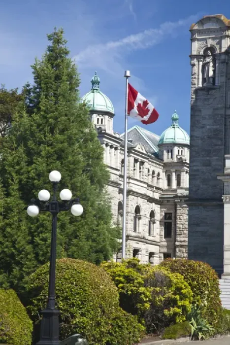 Framed Print : North America; Canada; British Columbia; Victoria; Parliament Building