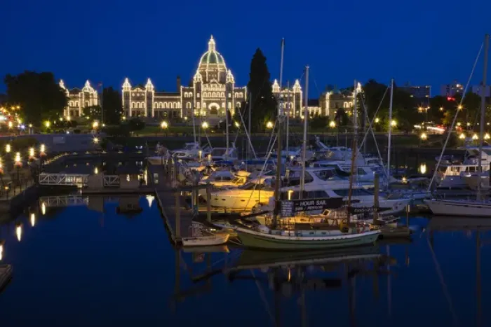 Framed Print : North America; Canada; British Columbia; Victoria; Parliament Building at Night with Framed Print : North America; Canada; British Columbia; Victoria; Parliament Building at Night with
