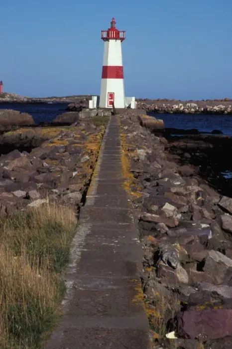 Framed Print : North America, Canada, Miquelon and St. Pierre, St. Pierre harbor lighthouse Framed Print : North America, Canada, Miquelon and St. Pierre, St. Pierre harbor lighthouse