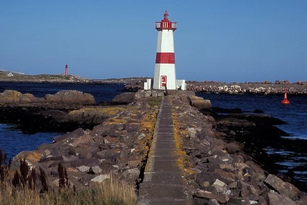 North America, Canada, Miquelon and St. Pierre, St. Pierre harbor lighthouse