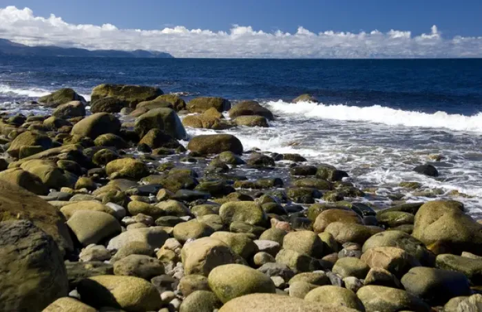 Framed Print : North America, Canada, Newfoundland and Labrador, Gros Morne National Park, Coastline