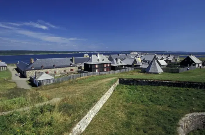 Framed Print : North America, Canada, Nova Scotia, Cape Breton, Fortress Louisbourg site