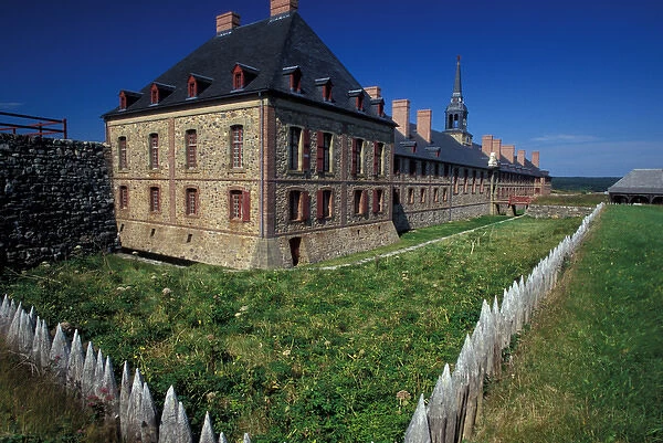 North America, Canada, Nova Scotia, Cape Breton, Fortress Louisbourg, Kings Bastion