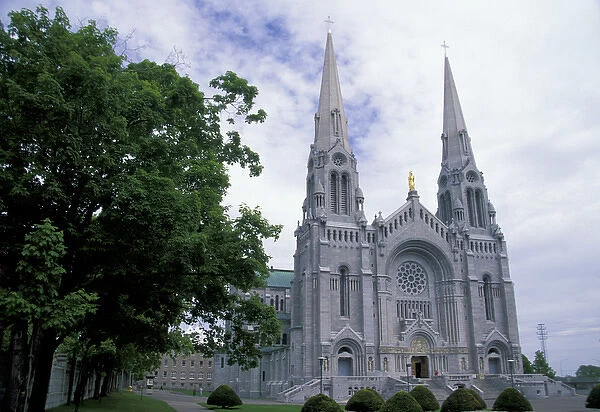North America, Canada, Quebec. Church-Sainte-Anne de Beaupre