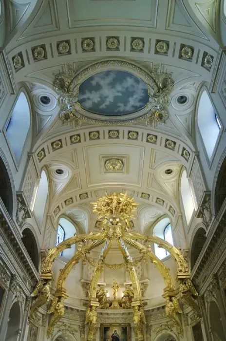 Framed Print : North America, Canada, Quebec, Old Quebec City. Interior of the Basilique Notre-Dame-de-Quebec