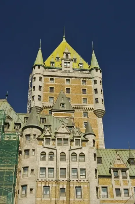 Framed Print : North America, Canada, Quebec, Old Quebec City. Chateau Frontenac