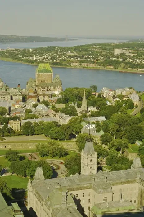 Framed Print : North America, Canada, Quebec, Quebec City. View from above of the front of the Parliament Building Framed Print : North America, Canada, Quebec, Quebec City. View from above of the front of the Parliament Building