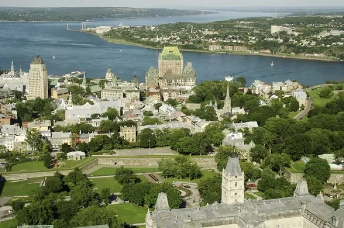 Framed Print : North America, Canada, Quebec, Quebec City. View from above of the front of the Parliament building Framed Print : North America, Canada, Quebec, Quebec City. View from above of the front of the Parliament building