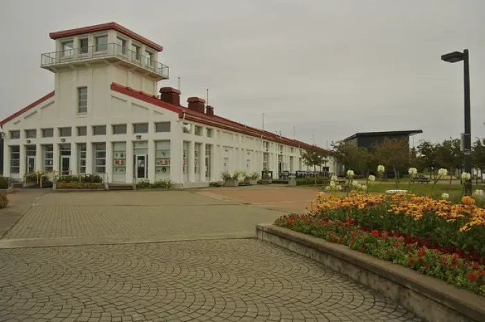 Framed Print : North America, Canada, Quebec, Saguenay, Ville de Saguenay, Chicoutimi. Cruise terminal