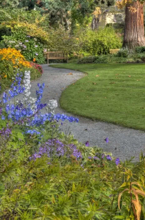 Framed Print : North America; Canada; Vancouver Island; Garden Trail through Hately Gardens Framed Print : North America; Canada; Vancouver Island; Garden Trail through Hately Gardens