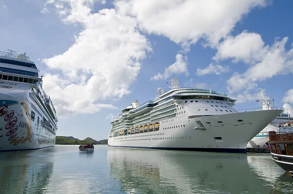 North America, Caribbean, Antigua. Cruise ship terminal